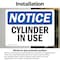 Signmission Cylinder In Use, 7 in W x Rectangle, Vinyl Decal OS-2PACK-NS-D-57-L-10886 - alternate 3